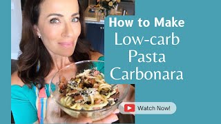 lowcarb Palmini Pasta Carbonara [upl. by Tnayrb]