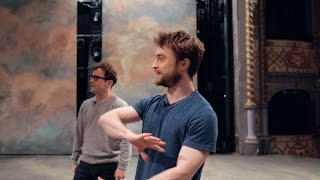 THE OLD VIC  Tour of the theatre with Daniel Radcliffe amp Joshua McGuire [upl. by Brana451]