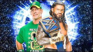 WWE Roman Reigns amp John Cena Theme Song Mashup quotHead Of The Timequot [upl. by Anwahsat]