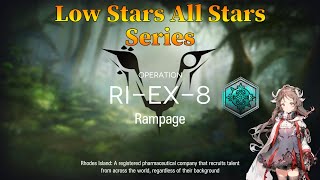 Arknights RIEX8 Guide Low Stars All Stars with Eyjafjalla [upl. by Gaskill724]