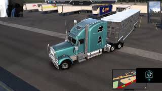 CATTLE HAULING FREIGHTLINER CLASSIC [upl. by Adniroc]