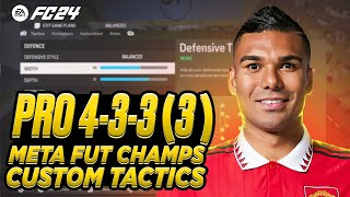 quotPro 433 3 Custom Tactics  The Best Tactics For Every Pro in EA FC 24quot [upl. by Khano]