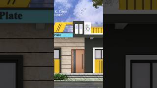 Low cost house front design l house simple front elevation l single house design l ground floorhouse [upl. by Tabitha]