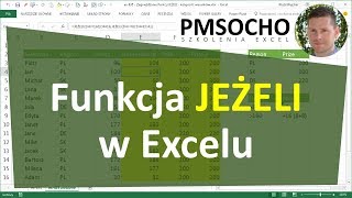 EXCEL  Funkcja JEŻELI [upl. by Dianna121]