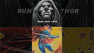 RUNE KING THOR VS SUPERMAN FORMS marvel dc shorts [upl. by Minta]