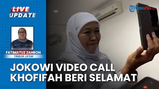 Detikdetik Jokowi Video Call KhofifahEmil Dardak Ucapkan Selamat Unggul Versi Quick Count [upl. by Losiram284]