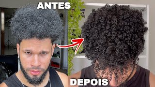 COMO FAZER FITAGEM NO CABELO CRESPO [upl. by Ferren]