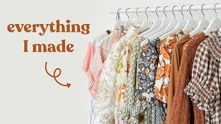 Everything I Made In 2023  My MeMade Wardrobe [upl. by Kesley]