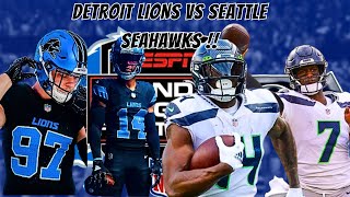 Monday Night Football Live  Detroit Lions vs Seattle Seahawks Watch Party [upl. by Remington]