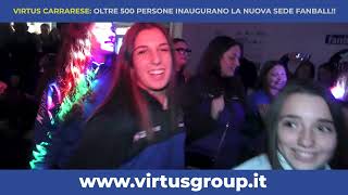 PRESENTAZIONE VIRTUS CARRARESE 20242025 OLTRE 500 PERSONE INAUGURANO LA NUOVA SEDE FANBALL [upl. by Ttegirb335]