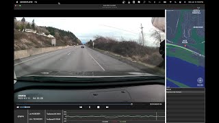 Jomise 4k dual mirror dash cam review Supports GPS video [upl. by Westland246]