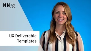 Choosing the Right UX Deliverable Template [upl. by Morice]