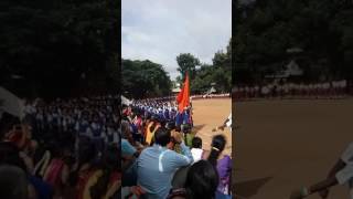 Scout and Guides parade by school children at gnana bodhini school [upl. by Ellimahs]