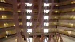 Otis traction Glass Elevator  Marriott Marquis Atlanta GA POV [upl. by Wallie]