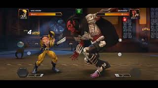 WOLVERINE vs MEPHISTO  Marvel Contest of Champions [upl. by Yanej]