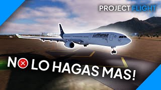 DEJA DE ATERRIZAR Y DESPEGAR ASI EN PROJECT FLIGHT [upl. by Rabka]