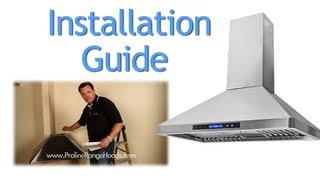 DIY How to Install a Wall Mount Range Hood  PLJW 129 [upl. by Eislel21]