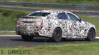 2016 Cadillac CTSV spied testing on the Nürburgring [upl. by Colet]