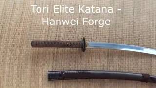 Tori Elite Katana  Hanwei Forge Paul Chen [upl. by Joelie]