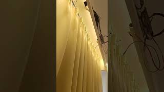 Wooden Pelmet For AC amp Curtain home carpenter shorts ytshorts youtubeshorts interior pelmet [upl. by Simah]