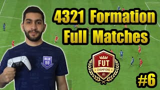 Ultimate Team 4321 Formation Guide  Custom Tactics amp Full Matches Gameplay  FC 24 [upl. by Delogu]