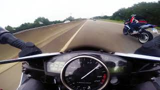 Yamaha R6 vs Suzuki GSXR 750  Dopeandmore [upl. by Pablo795]