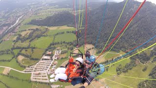 Mamatha Paragliding  Lenggries Brauneck Bergbahn [upl. by Eiddal]