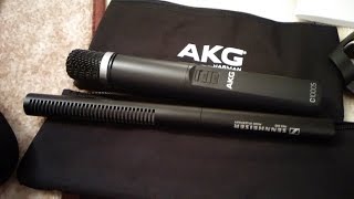 indoor dialogue mic battle  Sennheiser MKE 600 vs AKG C1000s [upl. by Oznole]