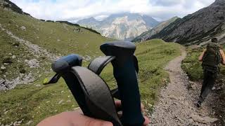 Alpentour  Hüttenwanderung durch das Karwendelgebirge 2021  Teil 2 Lamsenjochhütte zur Falkenhütte [upl. by Cicily]