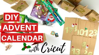 Easy DIY Advent Calendar with Cricut  Craftmas Day 3 [upl. by Jamill360]