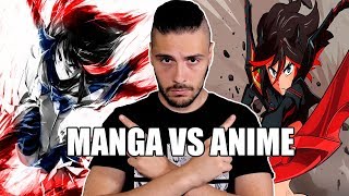 ANIME VS MANGA  KILL LA KILL  MANUSAMA [upl. by Abdul]