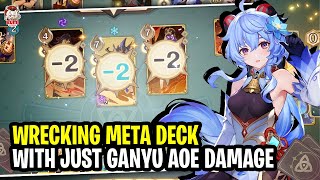 WRECKING META DECKS WITH GANYU HYPERCARRY  Genshin TCG [upl. by Wyatan509]