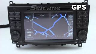 Car Radio Upgrade For Mercedes Benz CLK W209 20062011 [upl. by Nulubez614]