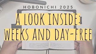 A look inside the 2025 Hobonichi Weeks and A6 DayFree [upl. by Savina]