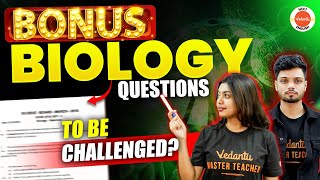 Neet 2024 Biology Bonus Marks  NTA Official Answer Key Released  Neet 2024 Exam [upl. by Arted]