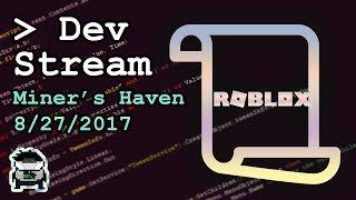 DEV STREAM  Custom Attributes Miners Haven Roblox [upl. by Mariande]