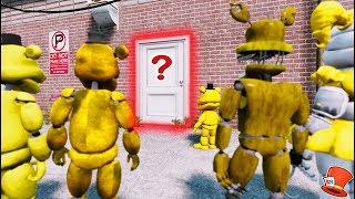 GUESS WHATS IN THE SECRET GOLDEN ANIMATRONIC ROOM GTA 5 Mods FNAF RedHatter [upl. by Fanchie225]