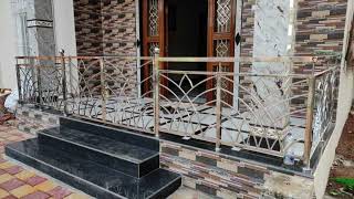 new all tip balcony design upar ki steel railing design [upl. by Mccallion432]