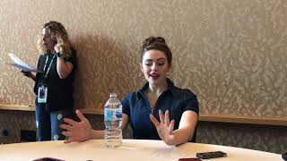 Interview with Danielle Rose Russell of Legacies  Comic Con 2018 [upl. by Samuela]