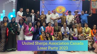 United Sherpa Association Canada Losar party 2023 [upl. by Oirramaj]