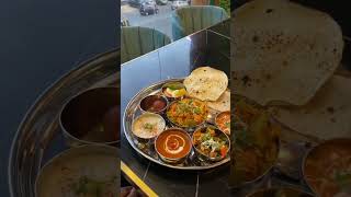 Premium Veg Thali in Jabalpur Bapu ki Kutia Best North Indian Thali Jabalpur Famous Food shorts [upl. by Jade]