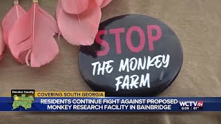 Search for escaped South Carolina monkeys fuels opposition to Bainbridge monkey facility [upl. by Ayocal]