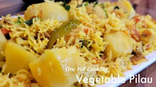 Vegetable Pilau using a TEFAL Multi Cooker  One Pot Dinner Recipe plantbased onepotrice [upl. by Nottus]