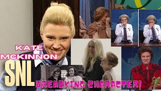 Best of Kate McKinnon Breaking Character Moments on SNL [upl. by Ruhtracm]