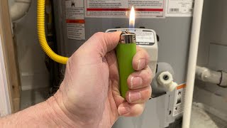 Lighting up new gas water heater [upl. by Col]