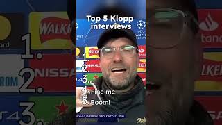 Jurgen Klopp top 5 interviews [upl. by Innor729]