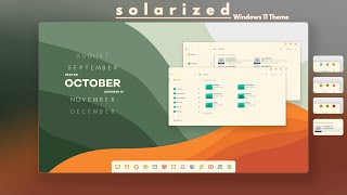 Solarized Theme For Windows 11  s o l a r i z e d  VIN STAR [upl. by Sew]