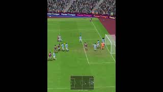 West Ham vs Manchester City  Corner Attempt but Easy Save ⚽🔥  shortsviral shorts fifa [upl. by Burkle]