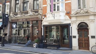 Luxury Mayfair Shops and Beautiful Buildings near Bond Street  London Architecture [upl. by Leicester]