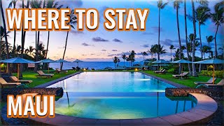 Maui Hawaii Where to Stay in 2024 Top Resorts and Hotels [upl. by Ramedlav12]